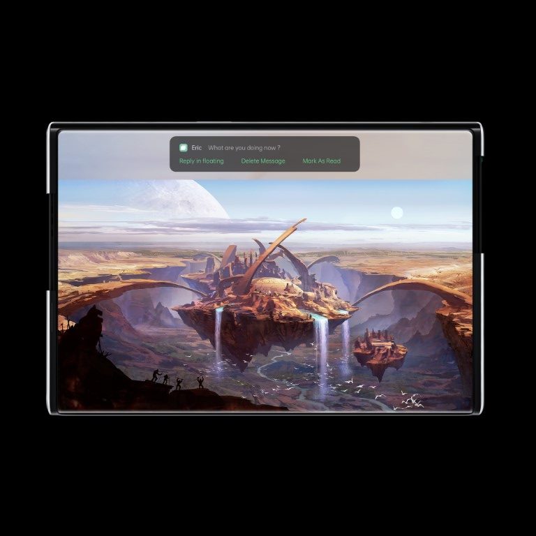 OPPO X 2021, o novo smartphone com ecrã extensível 7 OPPO X 2021 Rollable Concept Handset