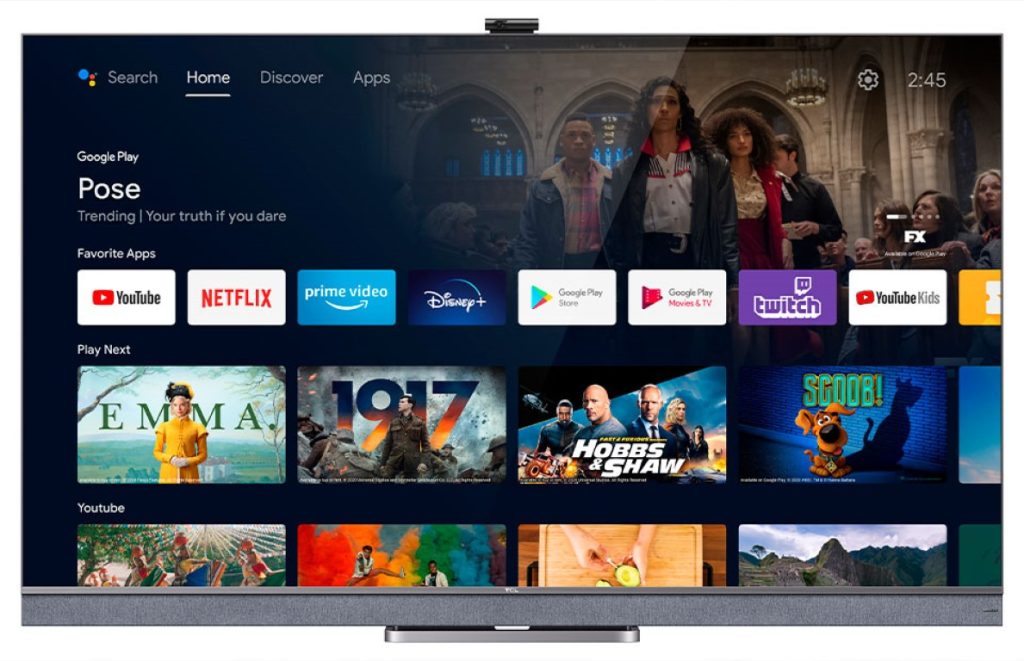 TCL revela nova gama TV TCL C Series e a barra de som TS8132 2 TCL C82 Series