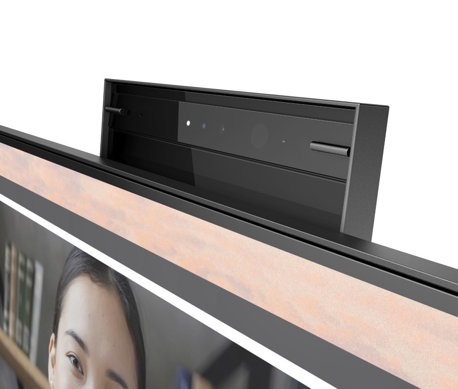 HP apresenta monitor com certificação Zoom 5 HP E24mv G4 Conferencing Monitor Tilt Cam Up