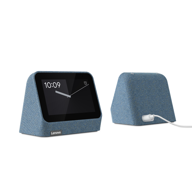 Lenovo Smart Clock 2 Front Rear Clock Faces