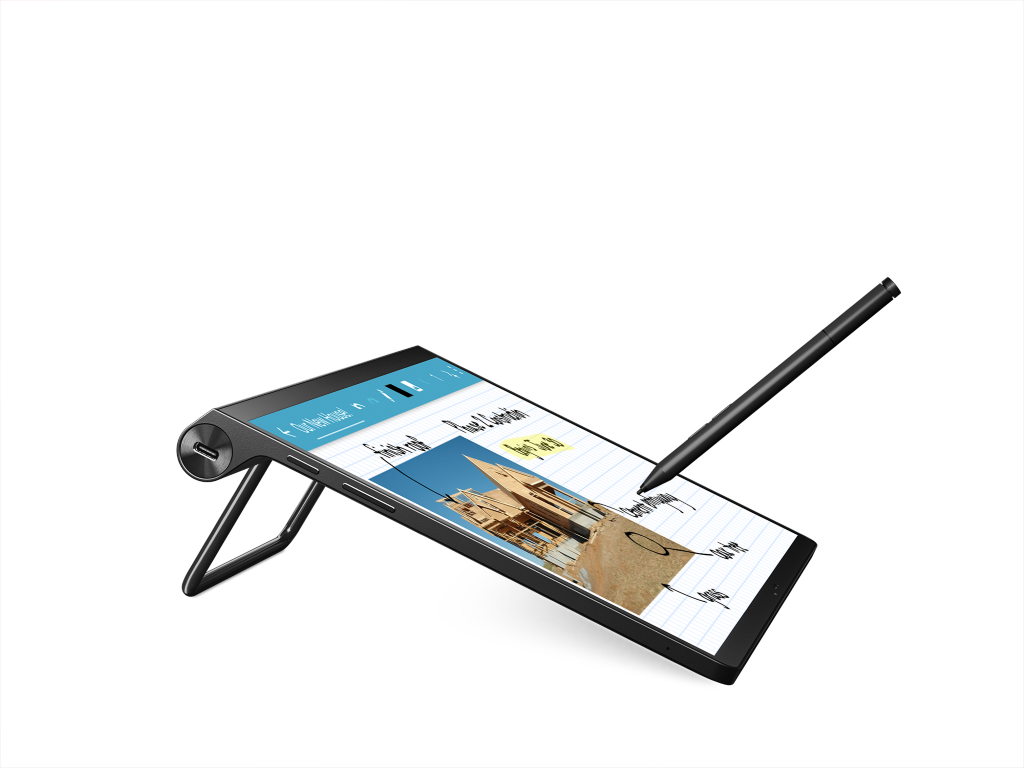 Lenovo Yoga Tab 13 Tilt Mode with Pen