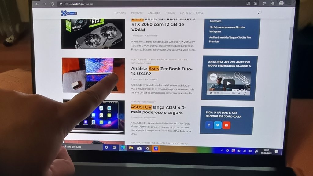 Análise ASUS ZenBook 14X OLED - Xá das 5