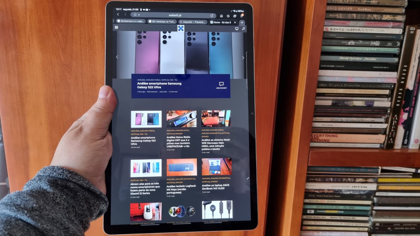 Análise Samsung Galaxy Tab S8: S8+ versus S8 Ultra, qual escolher? 7 Análise Samsung Galaxy Tab S8: S8+ versus S8 Ultra