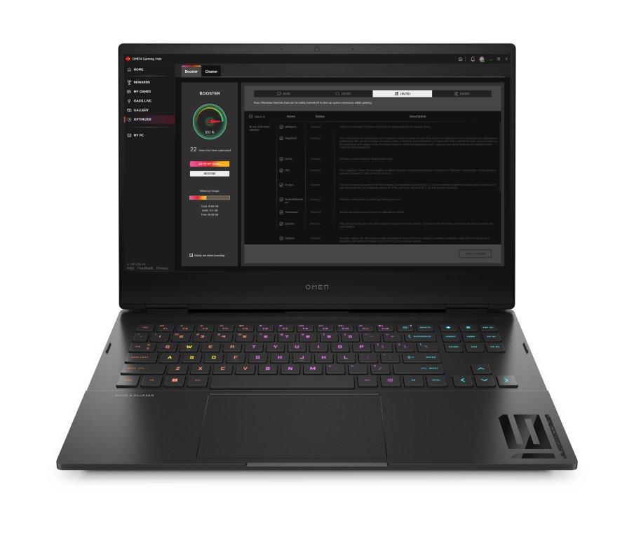 HP renova gama de Portáteis e Impressoras sendo os mais sustentáveis de sempre 5 Optimizer on OMEN 16