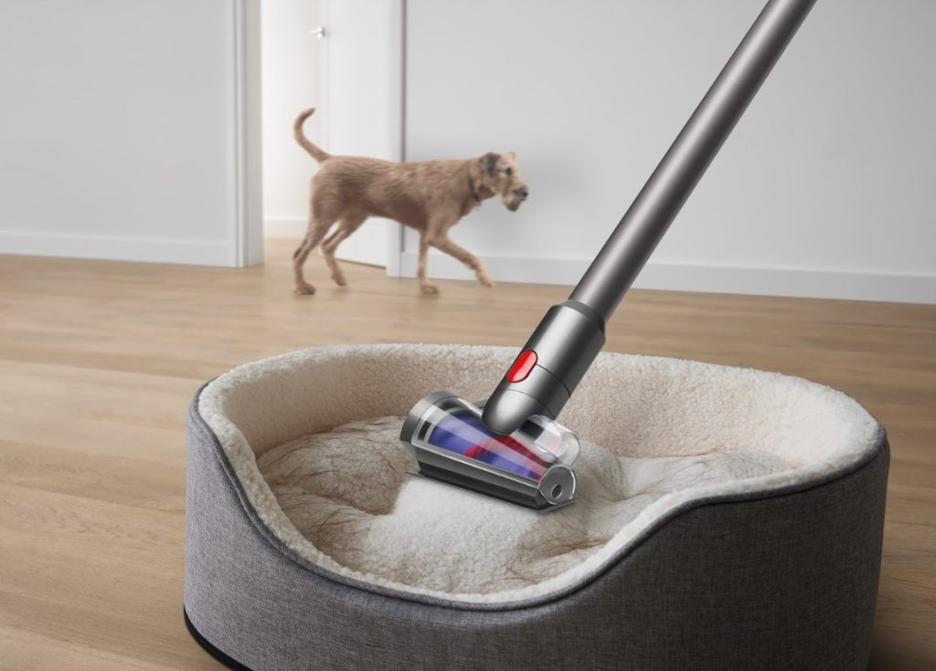 Os pelos dos animais emaranham-se no aspirador? A Dyson resolve. 3 Dyson anto-emanharamento pelos