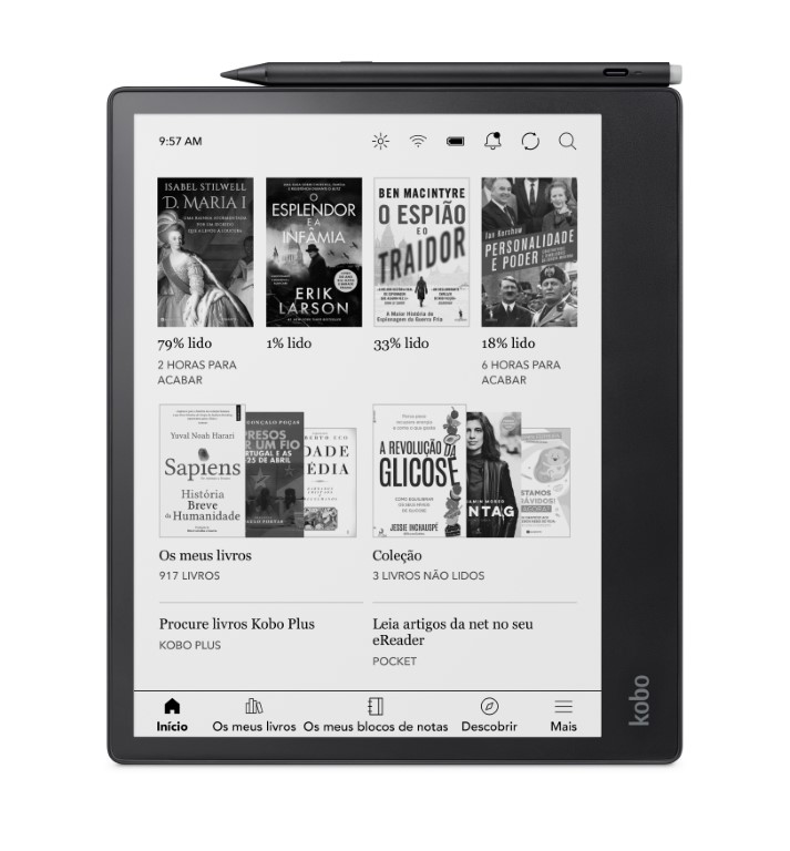 O eReader KOBO Elipsa 2E promete ser a ferramenta ideal para quem trabalha e anota textos 5 KOBO Elipsa 2E
