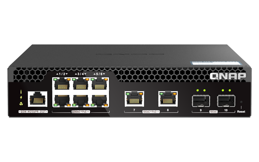 QNAP switch PoE Layer 2