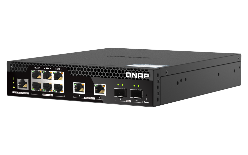 QNAP Introduz Switch Gerido PoE++ de 90 Watts e Montagem em Bastidor 6 QNAP switch PoE Layer 2