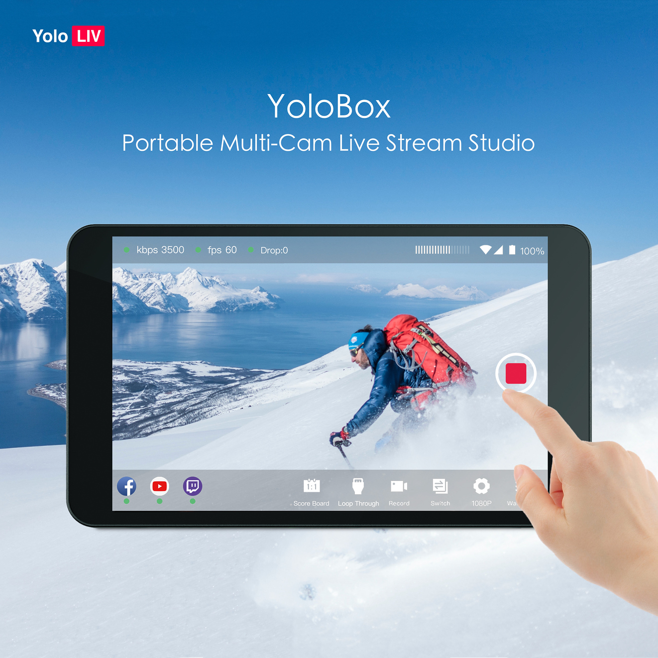 Robisa distribui as soluções de streaming ao vivo tudo-em-um da YoloLiv em Portugal