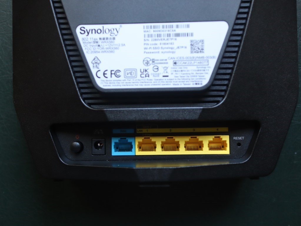 Análise router Synology WRX 560