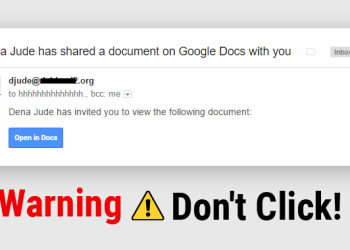 Google Docs Phishing 2