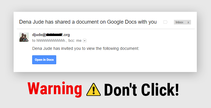 Google Docs Phishing 2
