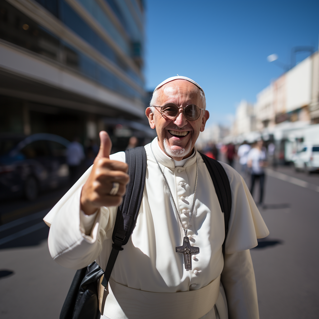 Pope Francis MidJourney João Gata