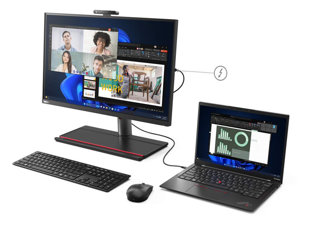 Lenovo ThinkCentre M90a Pro Gen 4 eleva os padrões dos principais Desktops All-in-One 5 05a Thinkcentre M90a Pro Hero Thunderbolt 4