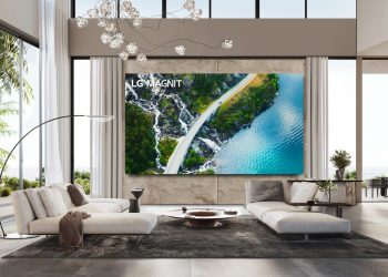O novo LG MAGNIT oferece uma experiência de visualização de home cinema sublime e envolvente