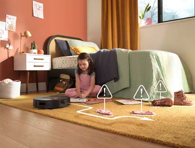 Sujar tapetes, ficar preso e não aprender: iRobot resolve as dificuldades dos robots rivais com os novos modelos Roomba e inteligência do iRobot OS 3 Roomba Combo j9 400 3