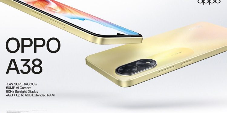 OPPO A38, novo smartphone por 209€