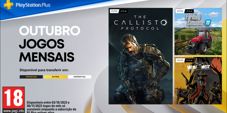 The Callisto Protocol, Farming Simulator 22 e Weird West são os jogos do PlayStation Plus do mês de outubro 1 The Callisto Protocol, Farming Simulator 22 e Weird West são os jogos do PlayStation Plus do mês de outubro