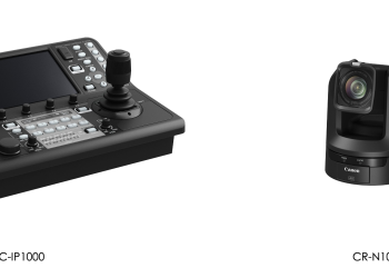 Canon apresenta a câmara PTZ 4K CR-N100 e o controlador PTZ profissional RC-IP1000