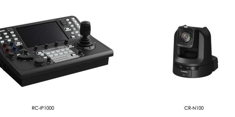 Canon apresenta a câmara PTZ 4K CR-N100 e o controlador PTZ profissional RC-IP1000