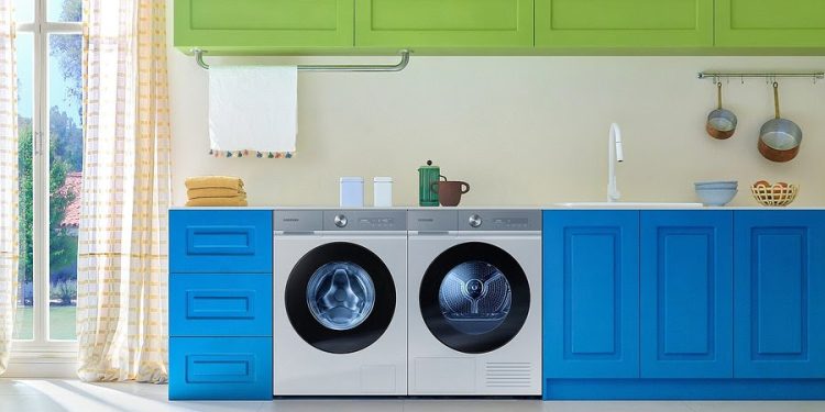 Samsung apresentou máquina de lavar roupa A-40% e o EHS Mono R290 na IFA 2023