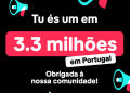 Mais de três milhões de pessoas utilizam o TikTok em Portugal