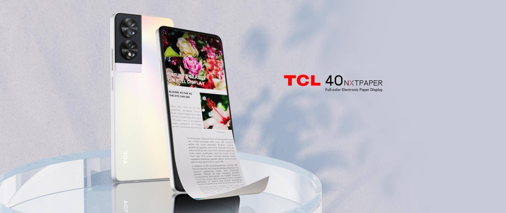 Presentes TCL para o sapatinho 5 TCL 40 NXTPAPER b