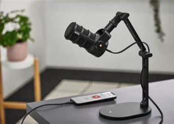 O novo suporte de mesa Rode DS2 é ideal para colocar na secretária
