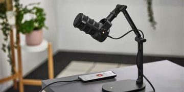 O novo suporte de mesa Rode DS2 é ideal para colocar na secretária