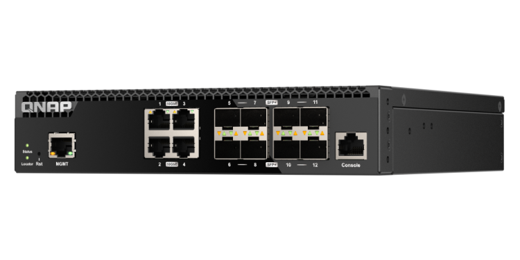 QNAP lança o switch gerido 10GbE QSW-M3212R-8S4T