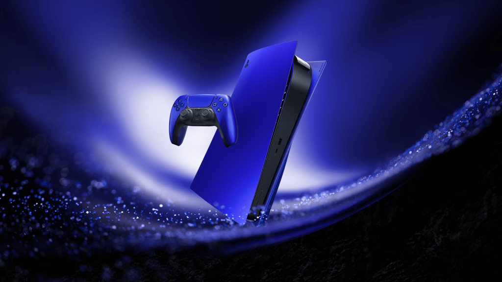 PS Console Cover Cobolt Blue