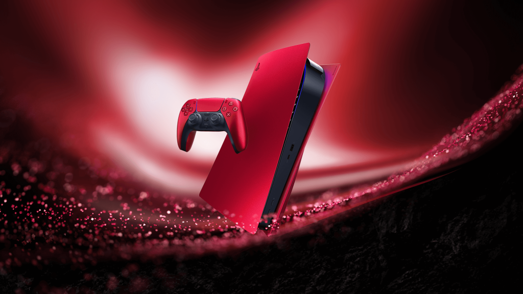 PS Console Cover VolcanincRed