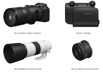 Canon revela três novas objectivas RF