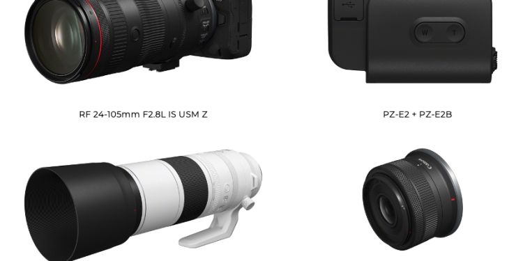 Canon revela três novas objectivas RF 1 Canon revela três novas objectivas RF