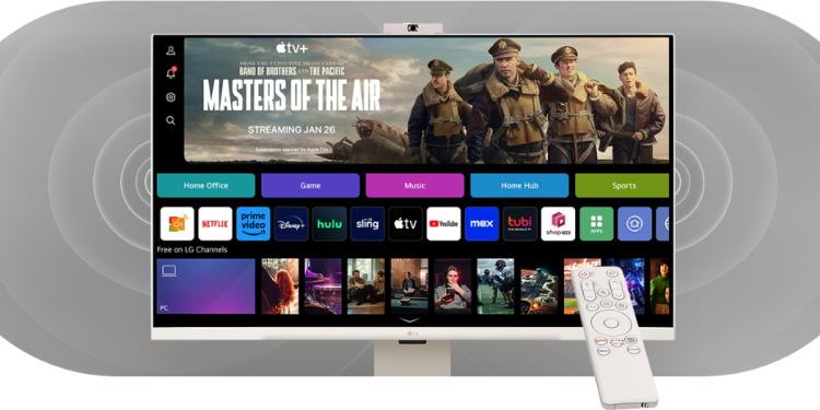 LG lança monitor inteligente MyView na CES 2024