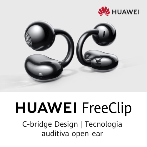 Huawei FreeClip aposta no revolucionário formato open-ear 4 KV Huawei FreeClip 1