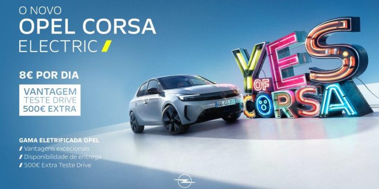 Eléctricos Opel com ofertas únicas até ao final do ano e disponível desde 8 euros/dia