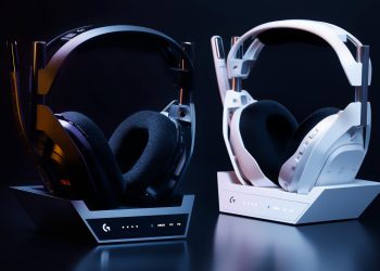 Os ausultadores Logitech G ASTRO A50 X LIGHTSPEED vêm com uma Estação Base