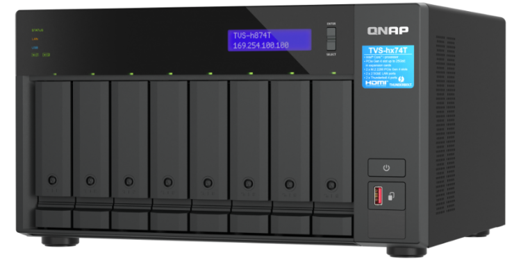 QNAP lança TVS-hx74T, o primeiro NAS Thunderbolt 4 do mundo 1 QNAP lança TVS-hx74T, o primeiro NAS Thunderbolt 4 do mundo