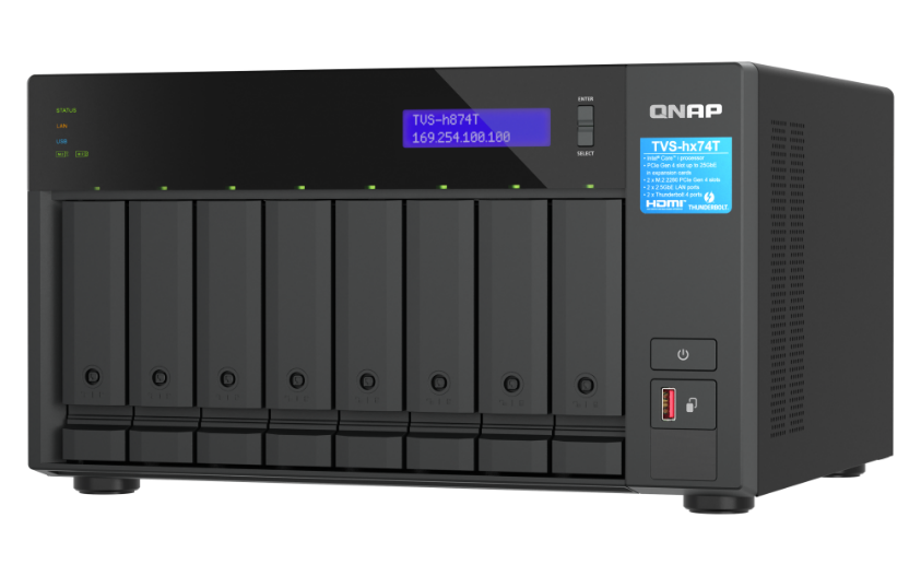 QNAP lança TVS-hx74T, o primeiro NAS Thunderbolt 4 do mundo 2 image001