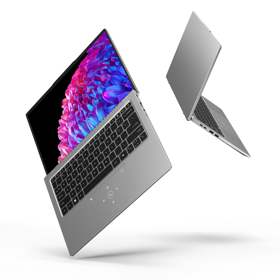Acer revela os novos PCs Swift Go AI com processadores Intel Core Ultra 3 Acer Swift Go 14 b