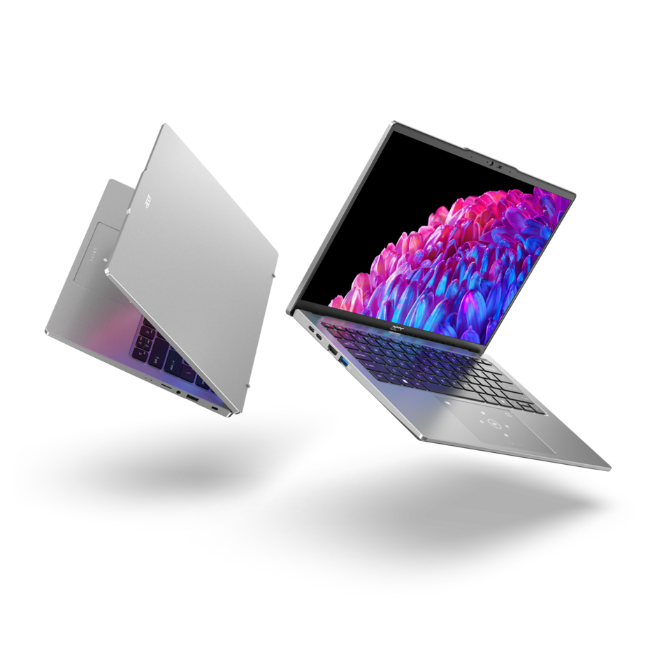 Acer revela os novos PCs Swift Go AI com processadores Intel Core Ultra 5 Acer Swift Go 14