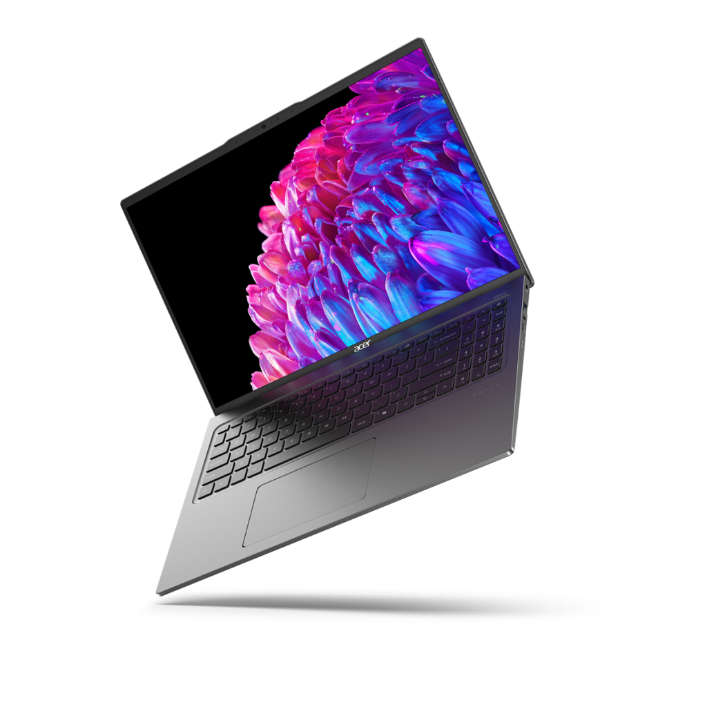 Acer revela os novos PCs Swift Go AI com processadores Intel Core Ultra 2 Acer Swift Go 16