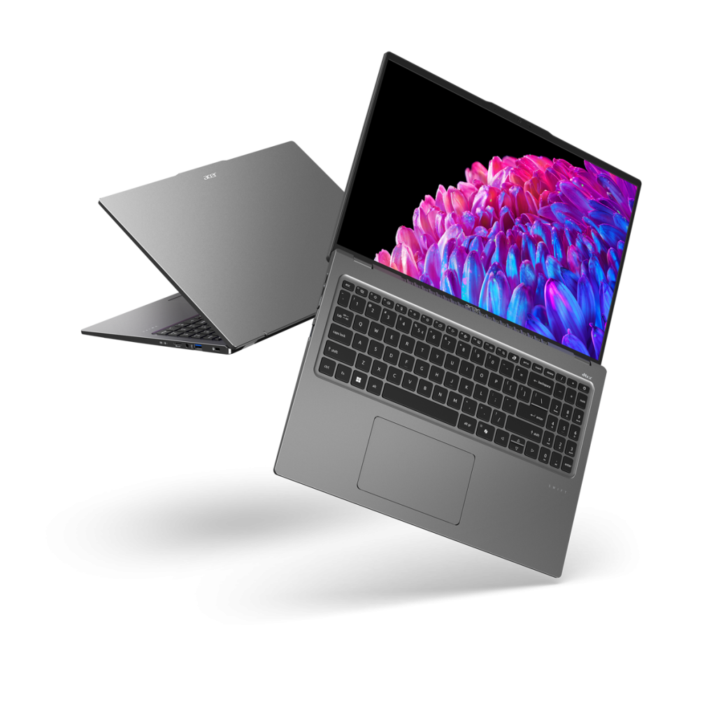 Acer revela os novos PCs Swift Go AI com processadores Intel Core Ultra 4 Acer Swift Go 16 c