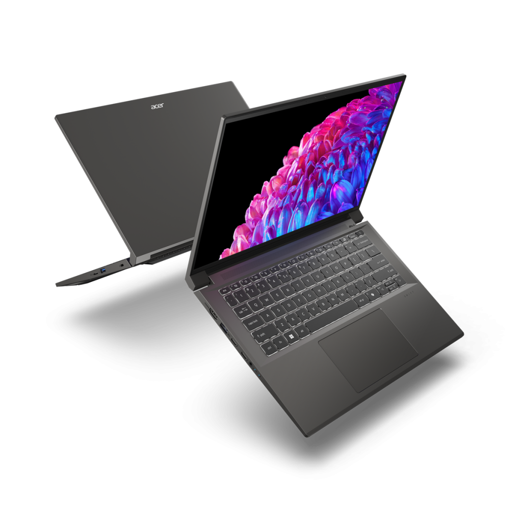 Acer revela os novos PCs Swift Go AI com processadores Intel Core Ultra 8 Acer Swift X 14