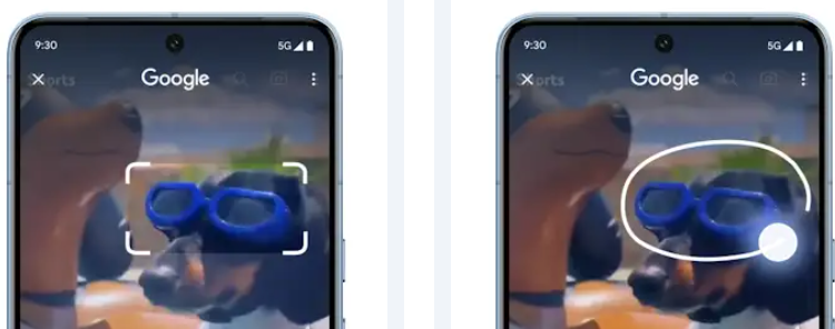 Novidade Android: Circundar (ou destacar  ou rabiscar) para pesquisar