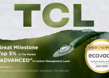 TCL vence o EcoVadis 2024 – Prémio de Ouro para Práticas Sustentáveis