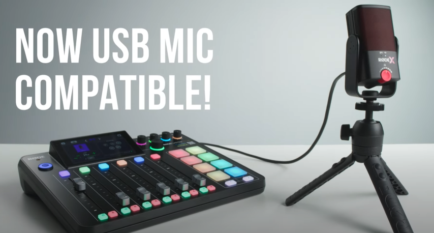 Novo firmware RØDECaster desbloqueia a conectividade de microfones USB