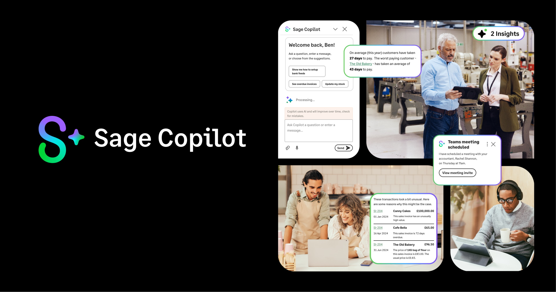 Novo Sage Copilot com IA generativa aponta às PMEs e contabilistas