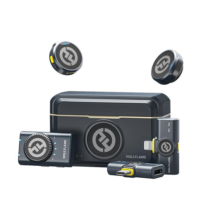 Hollyland Lark M2: o derradeiro mini-microfone para criadores de conteúdos 3 combo SOLIDCOM C1 PRO md